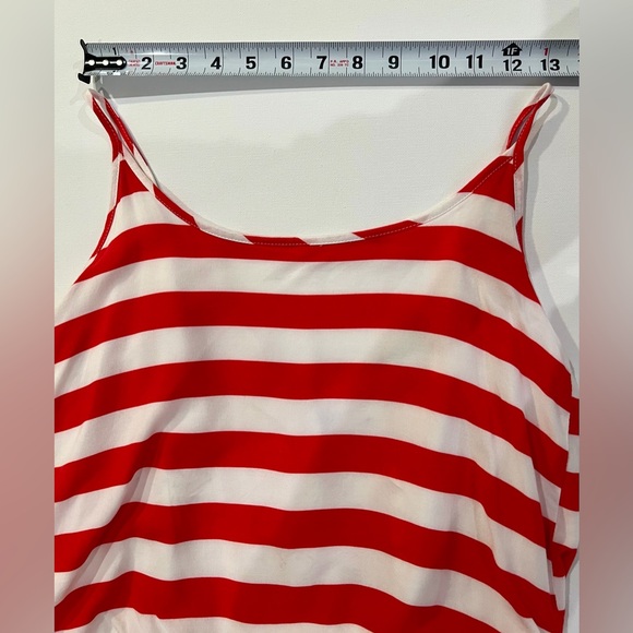 Tipsy Elves American Flag Red and White Striped Jumpsuit Blue Starry Bottom XS - Picture 10 of 15